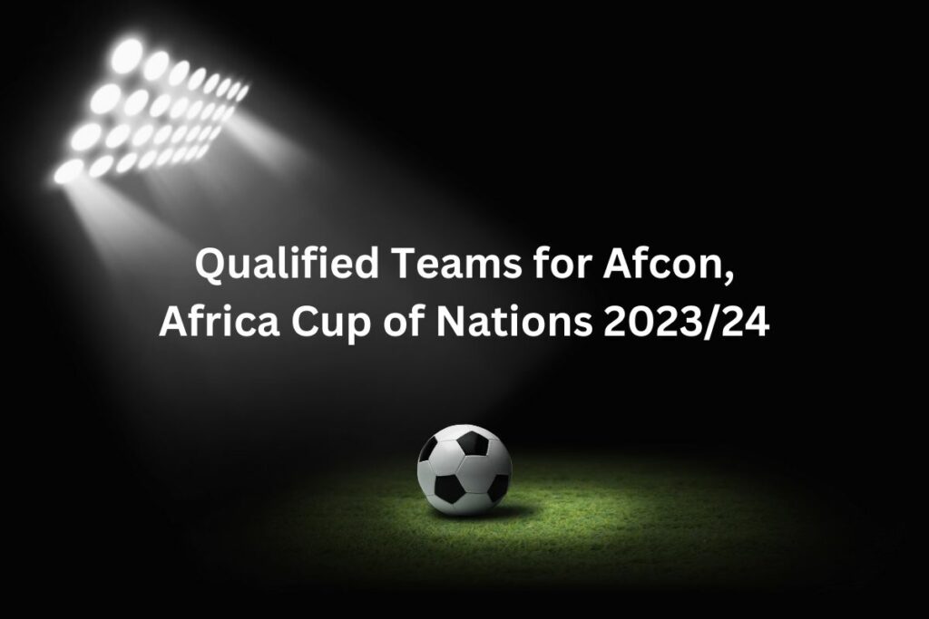 Qualified Teams for Afcon, Africa Cup of Nations 2023/24